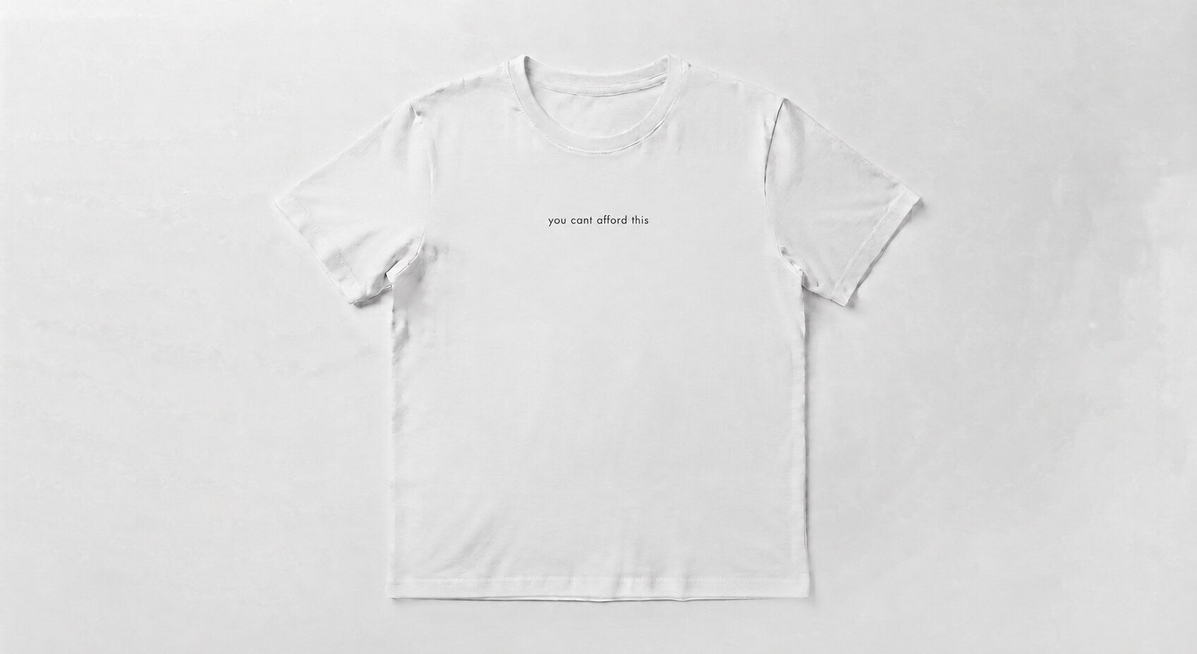 you cant afford this — XL / White