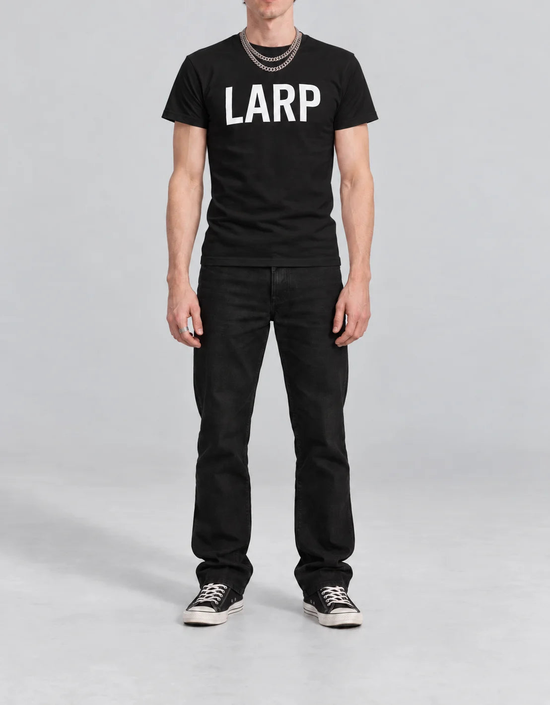 LARP tee — Black / L